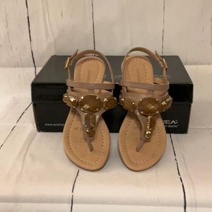 Andrea jeweled sandals